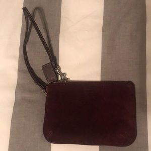 Coach late 2000s Wine wristlet